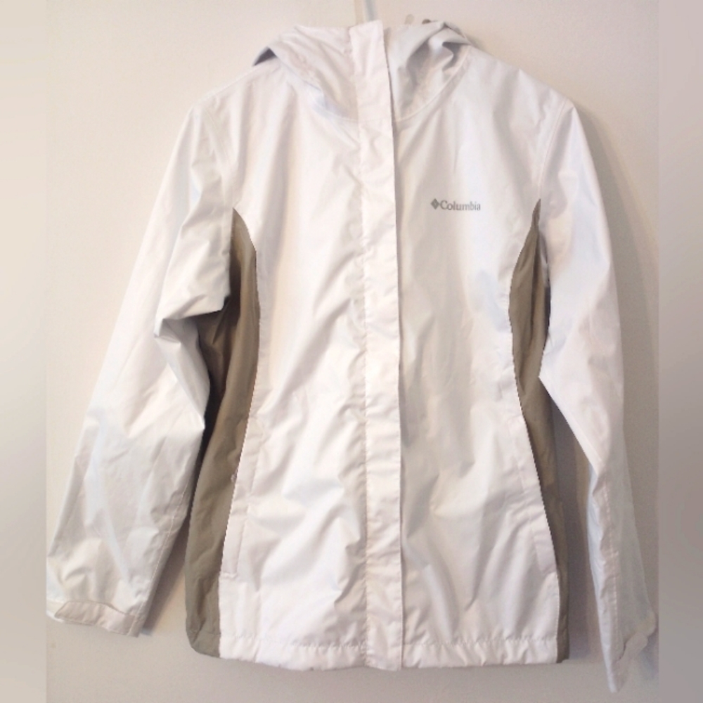 Columbia Arcadia II Rain Jacket White/Flint